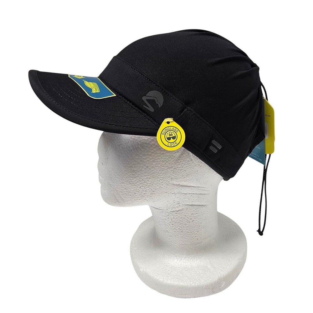 Sunday Afternoons UVShield Cool Convert Visor Cap Black UPF 50+ S/M NWT